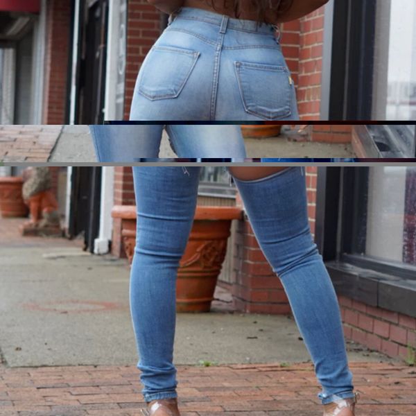 

екђална Ѭване bujean bootcut онкий каѬанда бѬки и пл ѬазмеѬ джин Ѭок жен, Blue