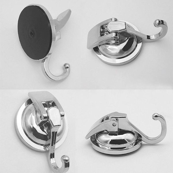 

kitchen bathroom shower vacuum suction cup hook heavy duty door removable holder powerful towel hanger wall punch tpu