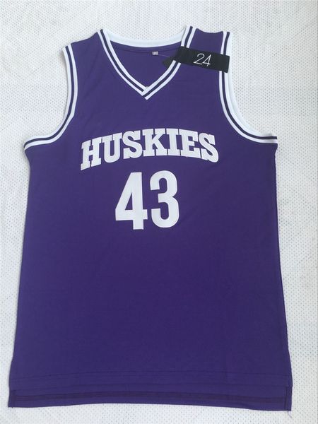 

movie huskies #43 k.tyler jersey, Black