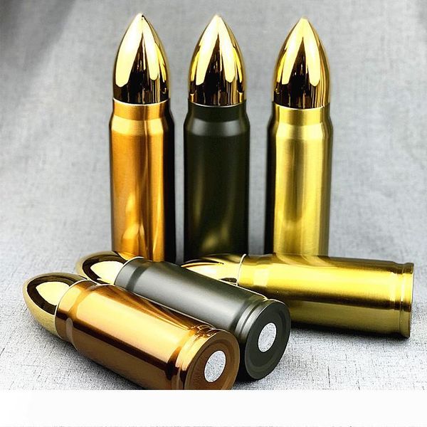 

creative bullet shape drinking bottle 350ml stainless steel insulated bottles vacuum flasks home office water cup insulated coffee cup