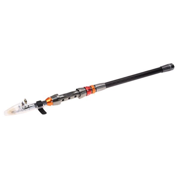 

carbon fiber fishing rod spinning sea fishing pole tackle + bag g7m5 1.8m