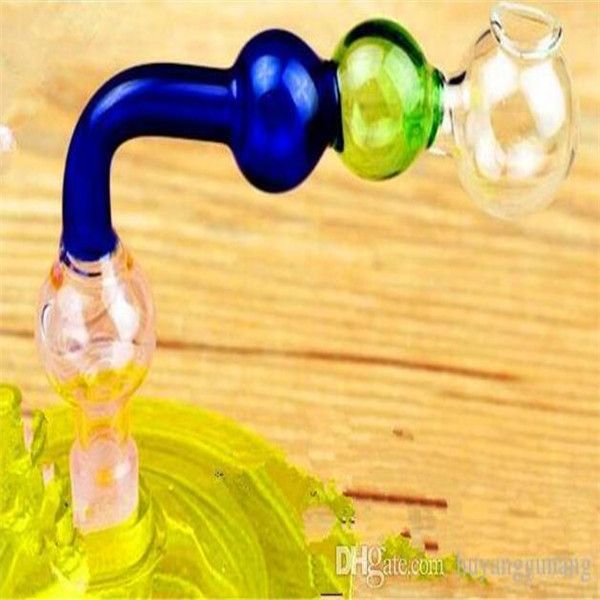 Acessórios para narguilé 3 potes retangulares de bola de cor Bongs de atacado Cachimbos de óleo Cachimbos de água Cachimbos de vidro Plataformas de petróleo Fumar