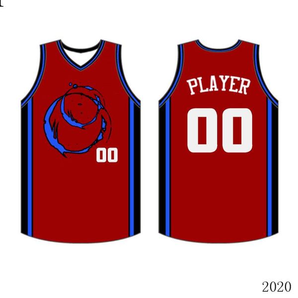 

2019 2020 Men kids jersey blue Red whire X154 Basketball