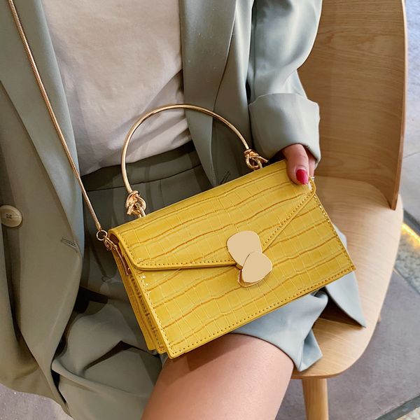 

crown evening chain women handbags pu leather designer shoulder bags female crossbody bags stone pattern pu leather mini