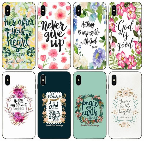 

tongtrade] quotes french press mornings bible verses amazing landscape case for iphone 8p 7p 6p 5p plus x xs 11 pro max huawei mate 20 case