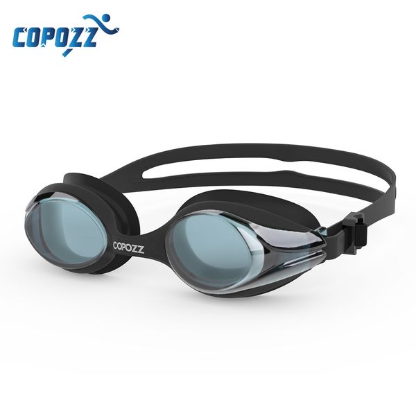 

copozz professional men women swimming goggles anti fog leak uv protection swim eyewear adjustable water glasses zwembril