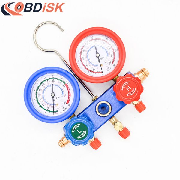 

plastic version 134a manifold gauge set w/ pipes r134a 134a r12 for auto air conditioning tool