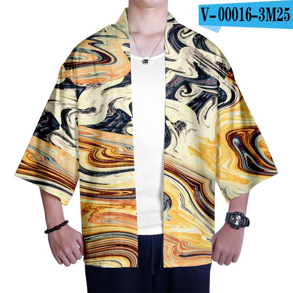 

kimono men japanese kimono traditional men samurai costume male yukata haori japanese streetwear mens, White;black