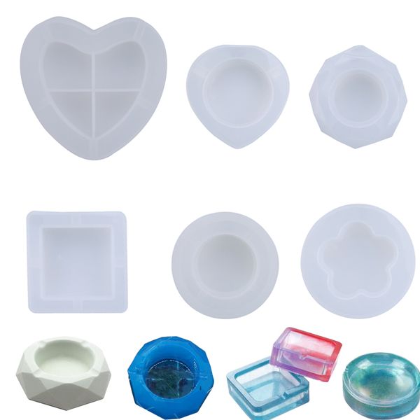 

diamond octagon shape silicone mold decoration fudge tool baking utensils jewelry mold diy uv resin epoxy