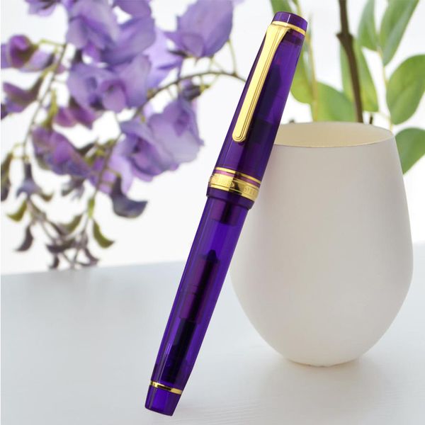

sailor japan lavender edition purple 21k gold nib fountain pen grace girly gift