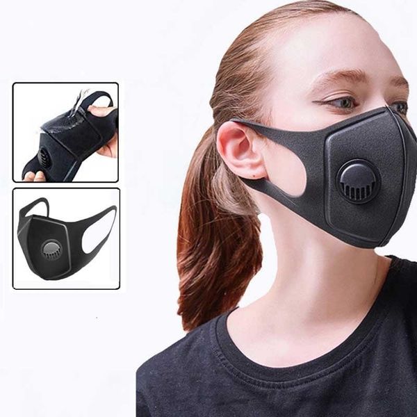 

dhl shipsponge mouth washable dustproof black care reusable anti-pollen face mask for health.#fd7 hz7i