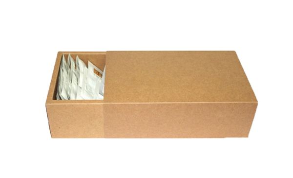 18 10 6cm Large Brown Kraft Drawer Boxes Plain Brown Kraft Gift