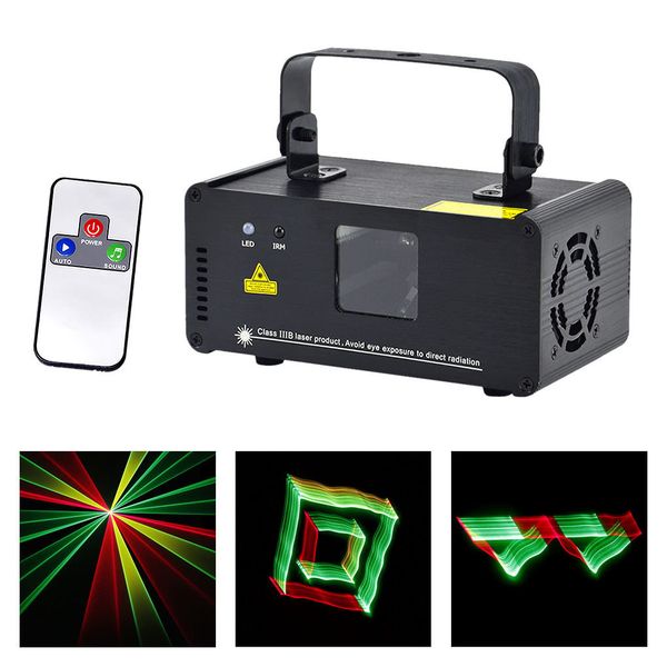 

aucd 3d effect 8 ch dmx 512 mini ir remote 250mw rgy laser dpss scanner lights dj show led projector stage lighting tdm-rgy250