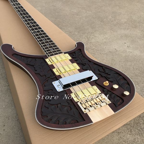 

Cu tom carved guitar 4 tring ba delivery electric guitar