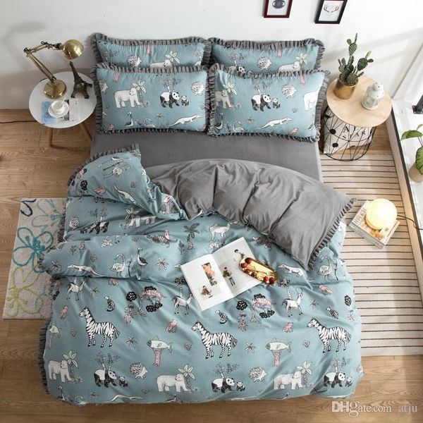 

new brand design logo cotton bedding exquisite embroidery cover on and bed cover and pillow bedding 55