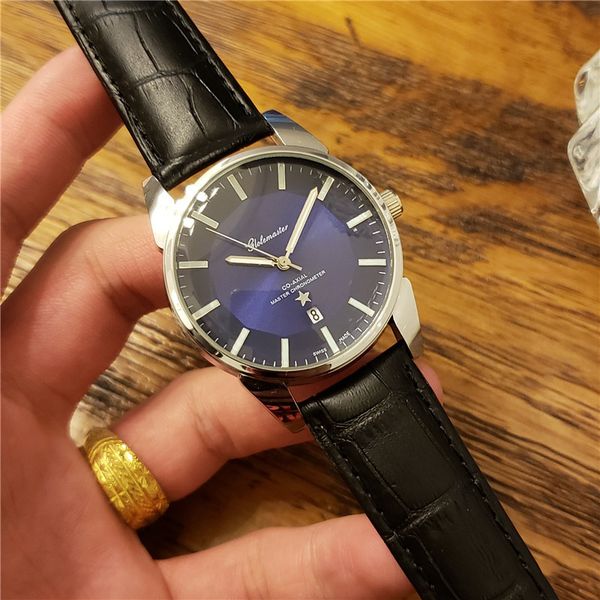 

Роскошный бренд мужские часы GLOLE высокое качество повседневные часы для мужчин мастер кожаный ремешок оригинальный застежка кварцевые часы авто дата календарь