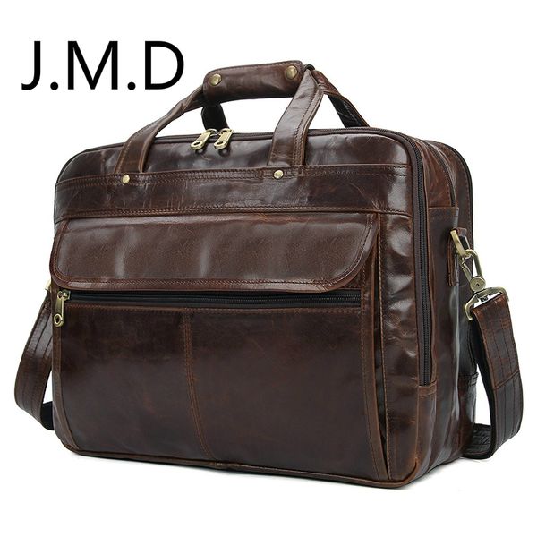 

j.m.d guarantee genuine cow leather men's briefcases handbag messenger bag you deserve to own 7146