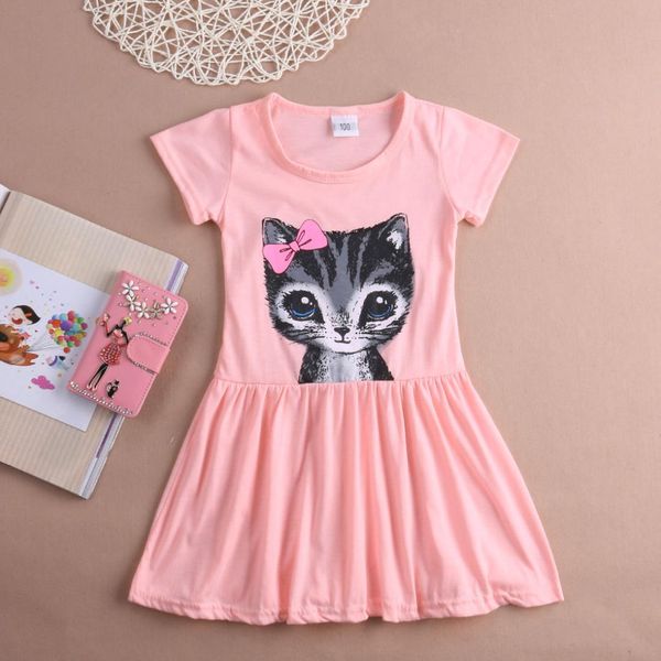 

toddler infant kids baby girls summer short sleeve dress princess party tutu dress, Red;yellow