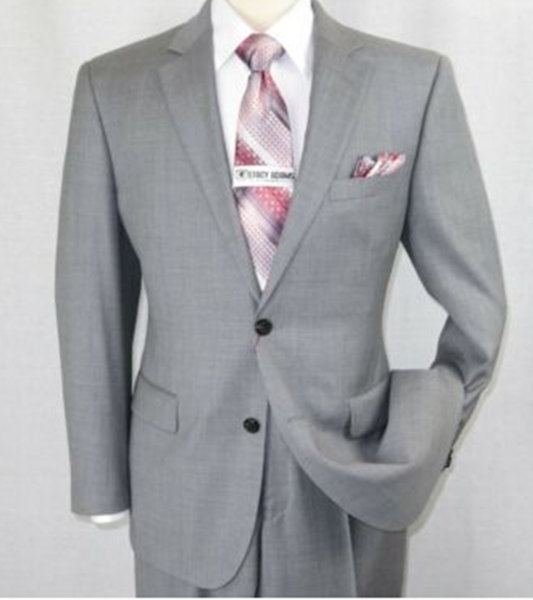 

light grey mens suits wool blend 2 piece (coat+pants) notch lapel traje hombre vent classic fit suit, White;black