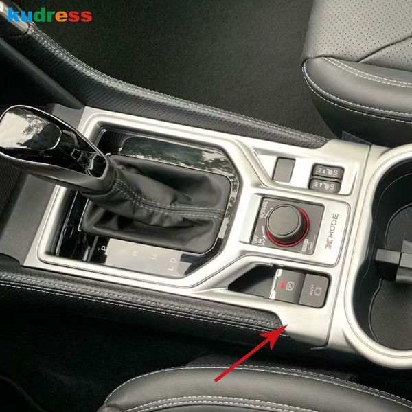 

for forester sk 2019 2020 accessories carbon fiber style car styling inner center console gear shift box panel cover trim