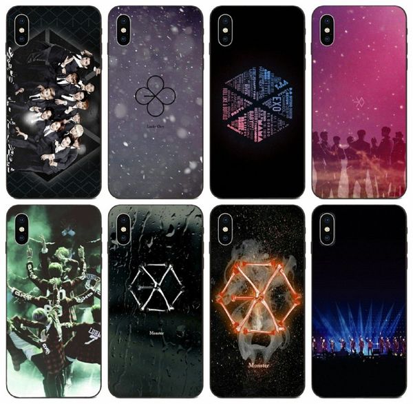 

[tongtrade] pop band exo case for iphone 11 pro x xs max xr 8s 7s 6s plus galaxy a8 plus 2018 huawei p9 lite motorola moto g2 fashion case