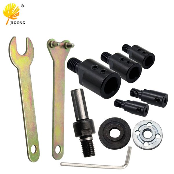 

5/6/8/10/12mm drill spindle adapter grinding polishing shaft motor bench grinder saw blade adapter connecting rod sleeve