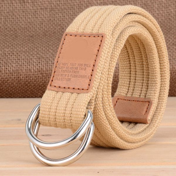 

men&women canvas belts for jeans male luxury casual straps 4 color 3.5*108cm, Black;brown