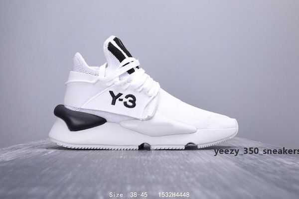 

2019 men sneakers y3 kaiwa chunky casual shoes y -3 chunky sports sneakers training casual shoes for men with box, Black