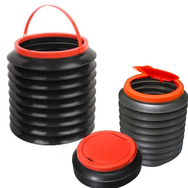 

car garbage can foldable garbage can 4l trash for car multifunction bucket accessories