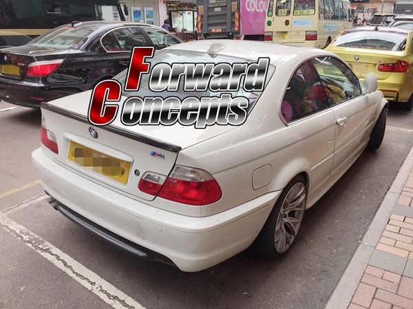 

for carbon fiber 99-05 3-series e46 coupe 318ci 320ci 323ci m3 csl rear wing trunk spoiler