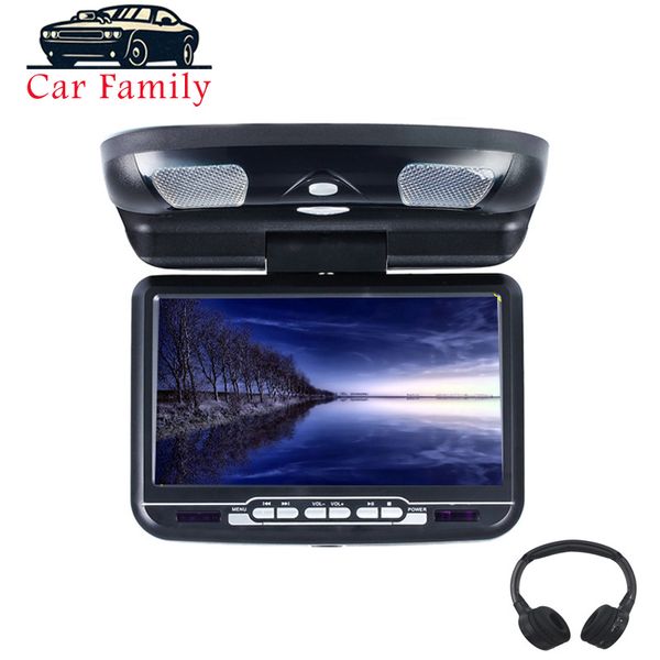 2019 9 Inch Car Monitor Roof Ceiling Mount Flip Down Led Digital Screen Dvd Player Usb Sd Mp5 Ir Fm Transmitter Speaker Game From Tonethiny 206 08