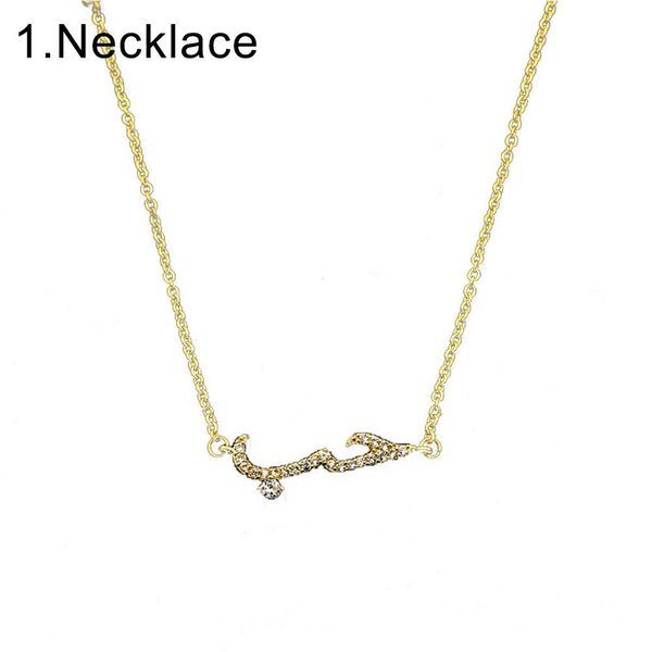 

women arabic letter love quartz chain bracelet bangles necklace, Black
