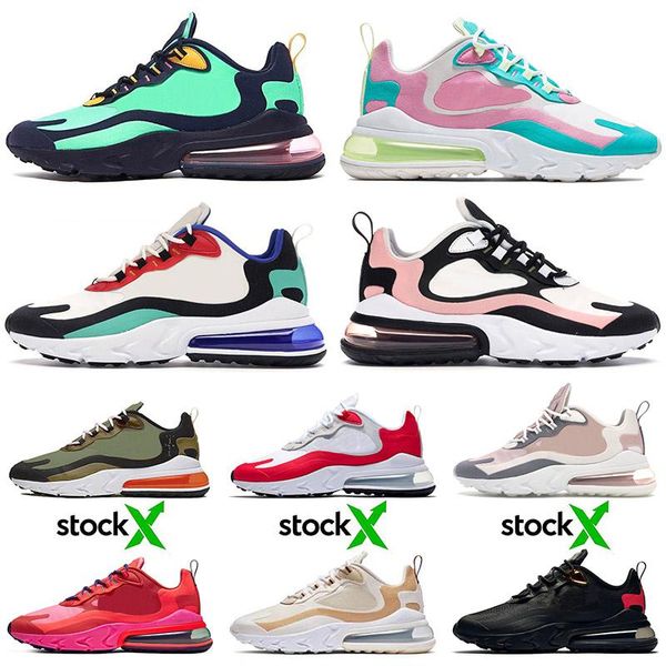 

new 2020 stock x react tn trainers running shoes for mens womens pastel hip hop safari epic sneakers
