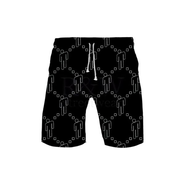 

billie eilish shorts women and men white fire black hiphop summer sports hawaiian magic gym same paragraph, White;black