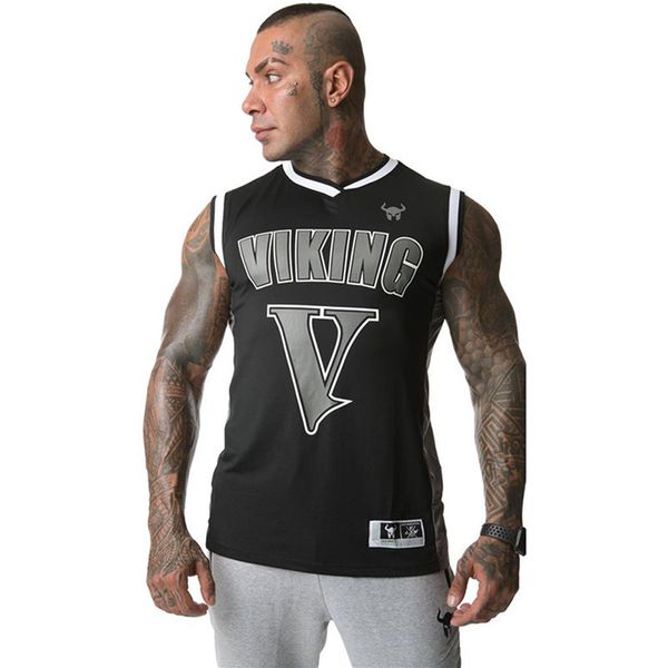 

men bodybuilding tank gyms fitness sleeveless shirt stringer singlet male summer casual fashion sling vest, White;black