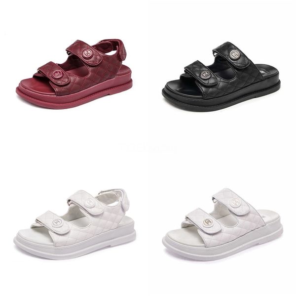 

new women flat sandals summer retro wedges gladiator non-slip slippers flock ladies party office shoes beach sandals#365, Black