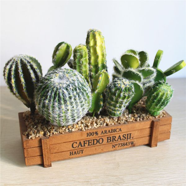 

1pcs artificial plants vivid cactus decoration artificial flower wedding /party/bedroom/office decorations