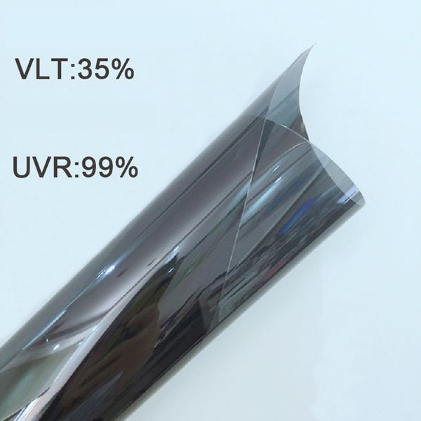 

50cmx300cm high heat rejection ir80% vlt35% nano ceramic car solar window tint film