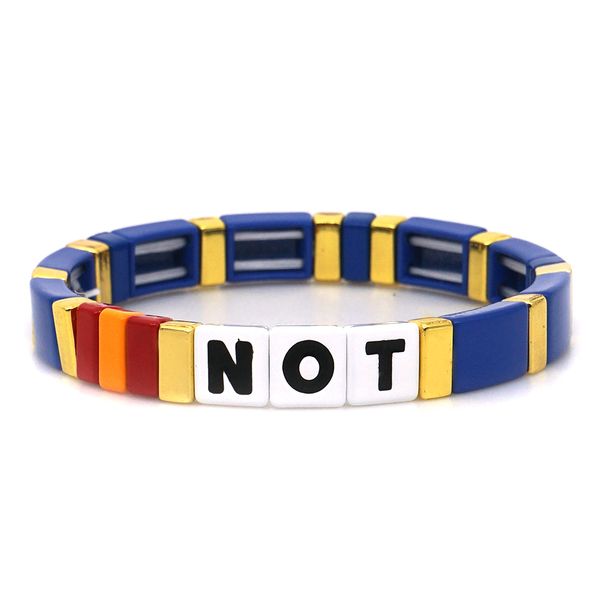 

shinus fashion enamel elasticity bracelets fashion bangles for men stacking alloy tile bracelet accesorios mujer women gift, Golden;silver