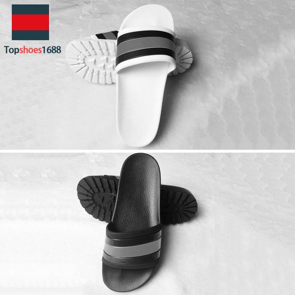 

2019 Высокого Качества Роскошный Дизайнер Мужчины Летние Резиновые Сандалии Пляжн