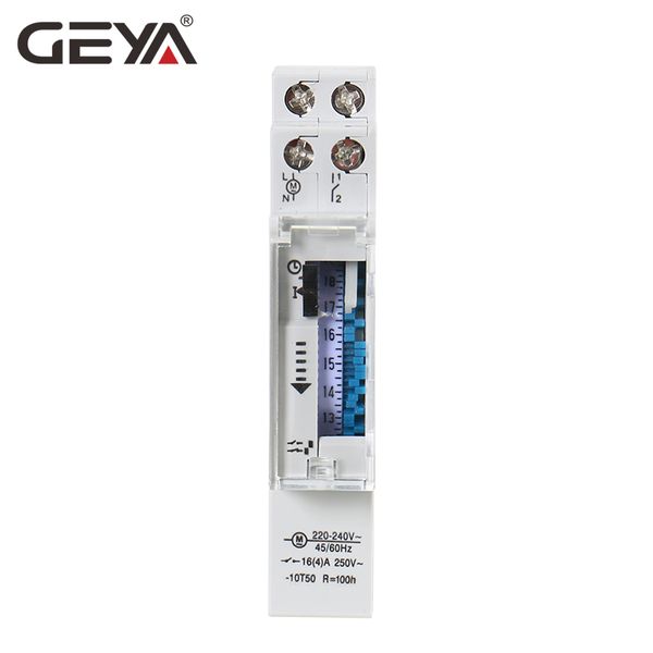 geya tb45 din rail mechanical timer switch 96 times on off day time set range 15 mins timer 110v 220v timer for kids timer light switch from nori set timer for 15 mins