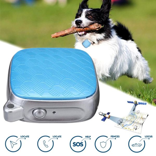

kroak mini gps tracker pet collar real time locator alarm kid cat dog anti-lost 2g sim tracking device key finder outdoor