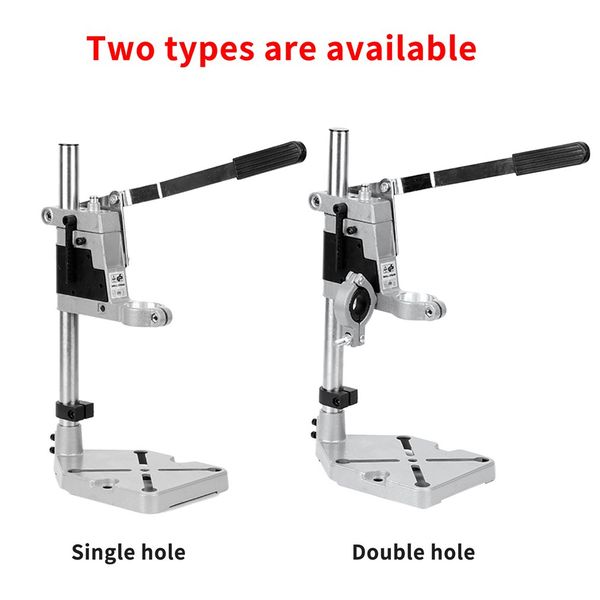 

aluminum alloy bench drill stand electric drill base frame holding holder bracket drilling guide for woodworking