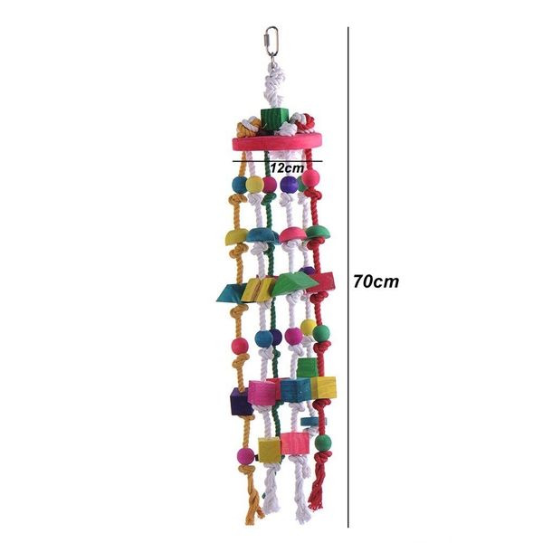 

constant purple cotton rope wood colour toys hemp rope stairs parrot toys bird gnawing toys