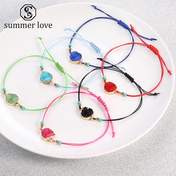 

Горячие Продажи С Картой Натуральной Смолы Камень Браслет Из Бисера Красный Черн