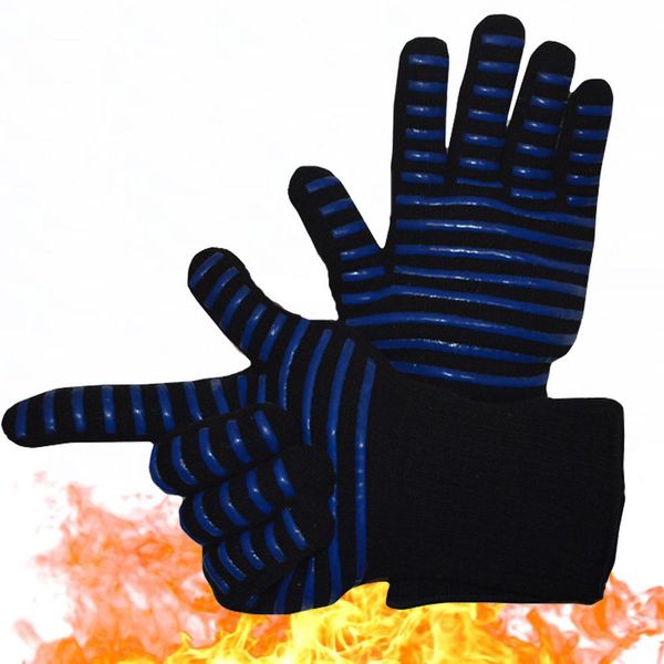 

1 шт. экстремальные термостойкие перчатки для печи барбекю 932°f держатель кастрюли кухонные рукавицы аксессуары для барбекю
