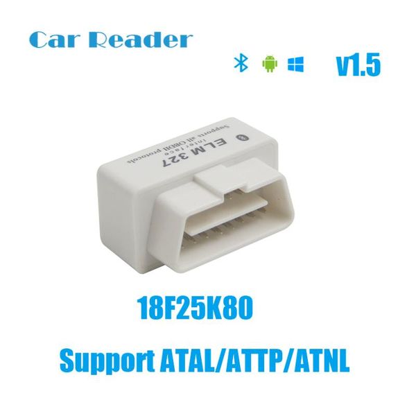 

elm327 v1.5 with double pcb pic18f25k80 obdii car fault code reader for android/windows/symbian system auto diagnostic tool obd