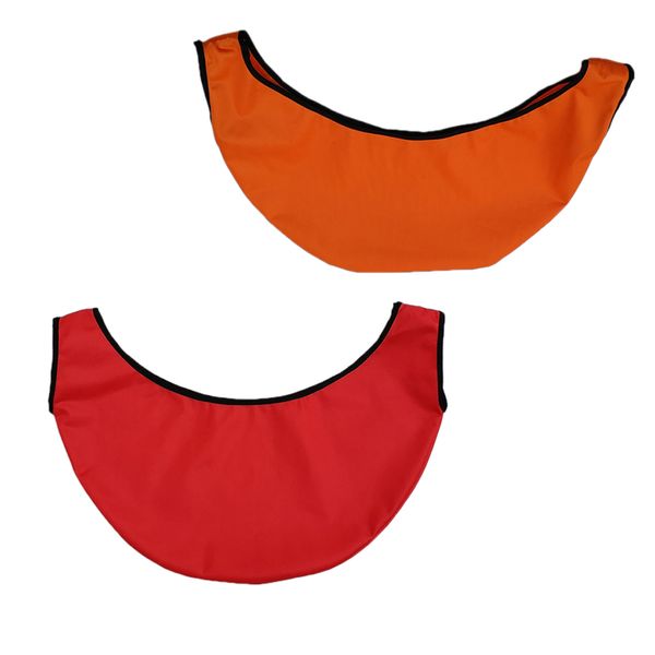 

2 pieces bowling ball bag cleaner ball polisher and carrier for gym equipment ball polisher red + orange