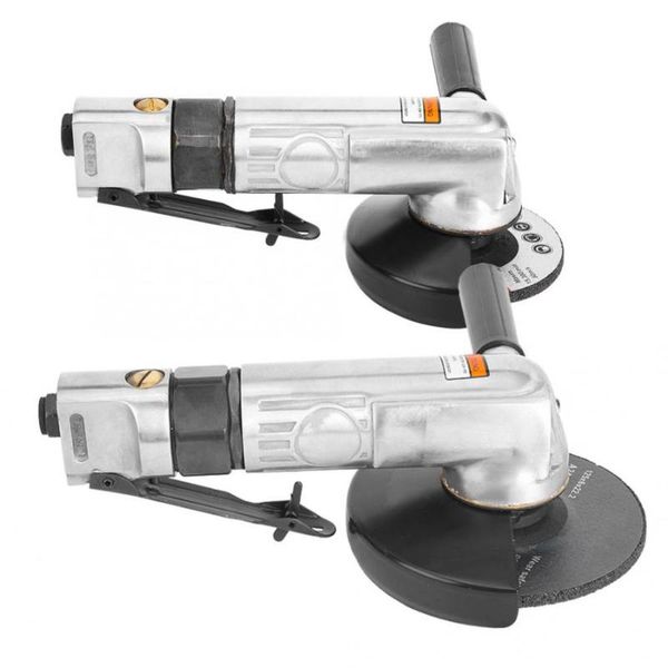 

air tools xq-818 pneumatic angle grinder 11000rpm 3.8cfm 6.2bar 1/4in air inlet connector industrial grinder inflatable