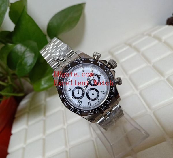 

mens watches 40 mm 116500 116500ln 116503 stainless steel ceramic bezel white dial asia 2813 movement automatic mens watch watches christ, Slivery;brown